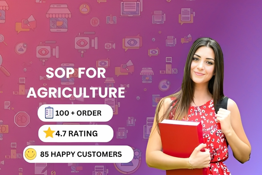 sop for agriculture students